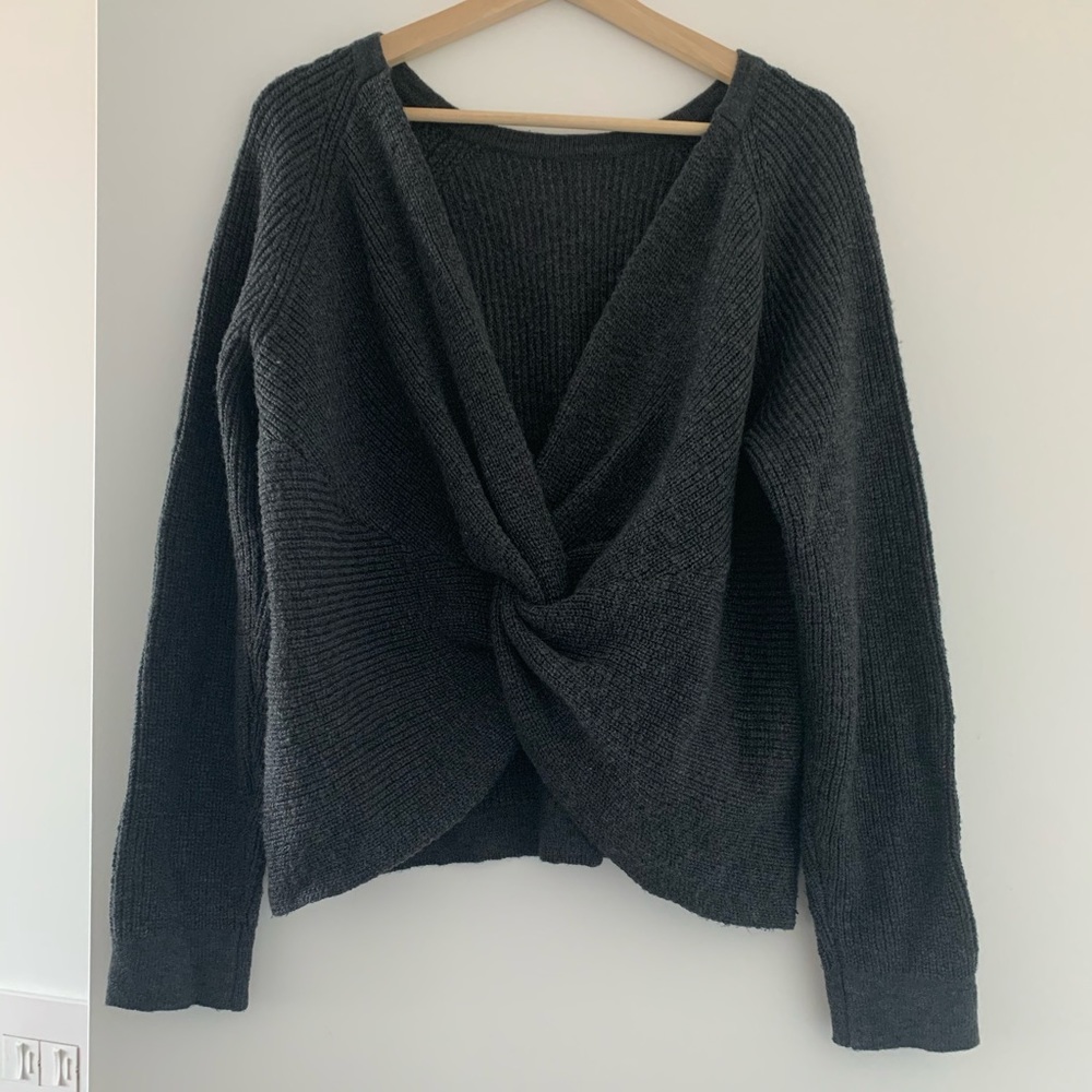 SOLD Aerie Twist Back Sweater